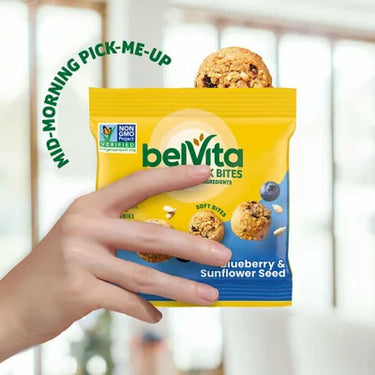 Belvita Blueberry Energy Snack Bites, 1.12 Oz., 20 Pk.